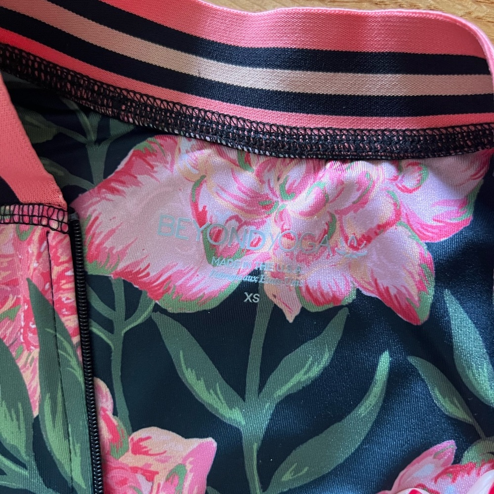 Beyond Yoga Floral Bomber Jacket - Picture 3 of 4